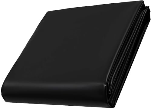 XCHSXYL Grande Rivestimento pretagliato per laghetto 5x6m Membrana Flessibile per Giardini Acquatici, stagni Koi, ruscelli, fontane, Strato Protettivo per laghetto per Pesci, Durevole e Facile da in