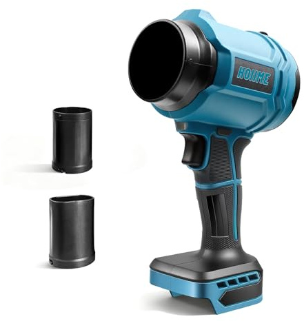Souffleur à feuilles sans fil pour Maki-TA 18 V, turbo, 50 000 tr/min, 65 m/s, pression atmosphérique 1000 g, mini ventilateur turbo, moteur sans balais, pour camping, nettoyage et atelier (pas de
