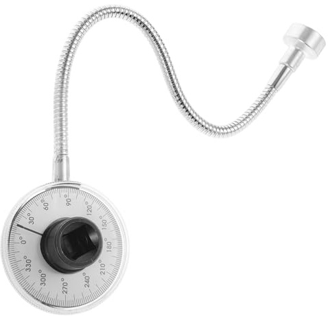 CRAFTHROU Calibro Angolare per Torsione 1/2 in Metallo Legato Quadrante a Puntatore Versatile per Officina e Progetti di Precisione