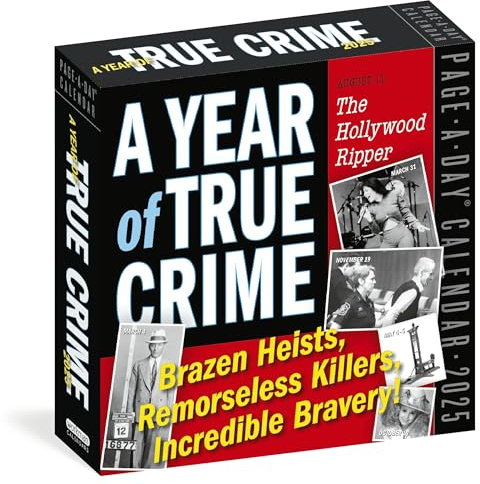 A Year of True Crime Page-A-Day® Calendar 2025: Brazen Heists, Remorseless Killers, Incredible Bravery!