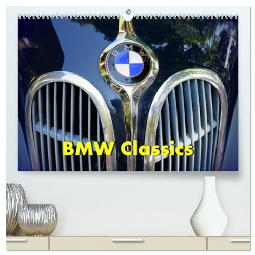 BMW Classics (hochwertiger Premium Wandkalender 2026 DIN A2 quer), Kunstdruck in Hochglanz: BMW hat sich vor allem seit den sechziger Jahren als ... einen Namen gemacht. (CALVENDO Mobilitaet)