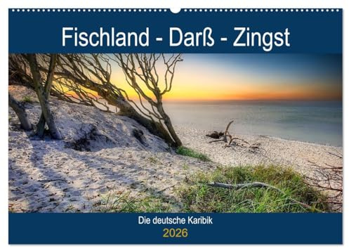 Fischland - Darß- Zingst (Wandkalender 2026 DIN A2 quer), CALVENDO Monatskalender: Mit den schönsten Zingst Bildern durch das ganze Jahr (CALVENDO Natur)