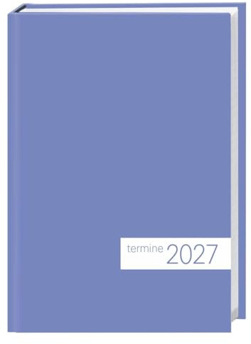 times&more Flieder Kalenderbuch 2027: Kleiner Buchkalender in zartem Violett, mit Wochenkalendarium. Organisationshilfe und praktischer Alltags-Begleiter im Format 11 x 15 cm