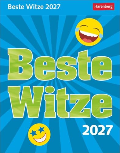 Beste Witze Tagesabreißkalender 2027: Lustiger Abreißkalender mit Witzen für jeden Tag. Tageskalender 2027. 11 x 14 cm. Hochformat