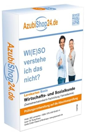 Lernkarten Wirtschafts- und Sozialkunde Fachpraktiker Zerspanungsmechanik: Wiso Prüfungsvorbereitung Wirtschafts- und Sozialkunde Prüfung