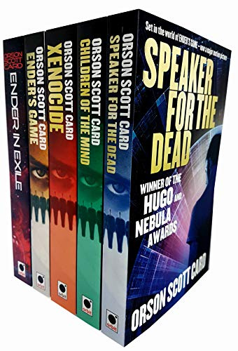 Ender Saga Series 5 Books Collection Set by Orson Scott Card (Ender's Game, Speaker for the Dead, Xenocide, Children Of The Mind, Ender In Exile)