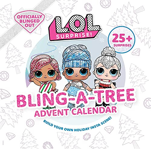L.O.L. Surprise! Bling-a-Tree Advent Calendar: | L.O.L. Gifts for Girls Aged 6+ | Lol Surprise | Trim a Tree | Craft Kit | 25+ Surprises