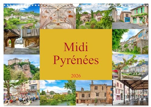 Midi-Pyrénées (Wandkalender 2026 DIN A3 quer), CALVENDO Monatskalender