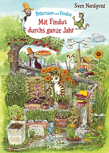 Pettersson und Findus. Mit Findus durchs ganze Jahr: Beschäftigungs-Bilderbuch rund um das Thema Natur für Kinder ab 6 Jahren