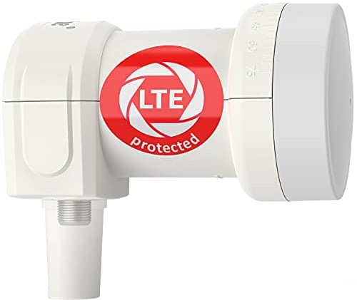 DUR-line + Ultra LNB con filtro LTE [Test SEHR GUT ] X, digitale, Full HD, 4K, 3D, vincitore qualità premium.