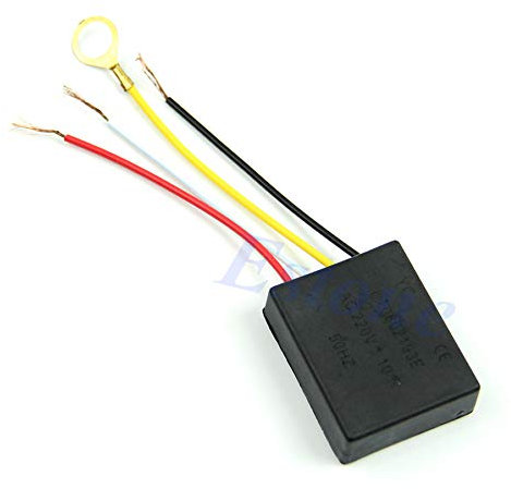 Hi-Q Interrupteur marche/arrêt pour lampe de table Contrôle tactile 1 voie