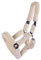 ARBO-INOX® Halfter mit Kunstfell Kuschelhalfter (Pony, Creme)