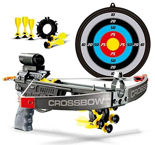 URBNLIVING Kinder-Armbrust-Set mit Schrauben, Zielpistole, Bogenschießen, Schießen, Gartenspielzeug, Spaß