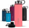 720°DGREE Vaccum Insulated Water Bottle “noLimit“ - 410ml - Leakproof, BPA-Free, Thermo Stainless Steel Flask - for Carbonated Drinks, Kids, Children, Sports, Gym, School, Travel, Outdoor +Sports-Cap