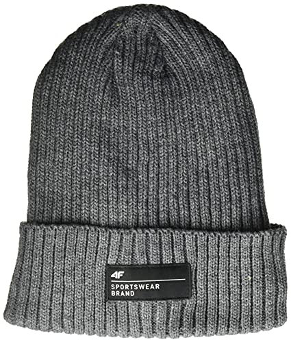 4F H4Z20-CAM006-22S Mütze Meska, Graphit