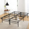 ZINUS SmartBase Kingsize-Bettgestell – Bett 150 x 200 cm – 35 cm Höhe mit Stauraum unter dem Bett – Metall-Plattform-Bettrahmen ideal für EIN Gästebett – Schwarz