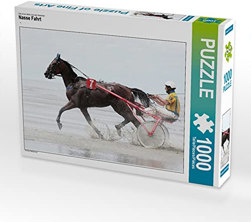 CALVENDO Puzzle Nasse Fahrt 1000 Teile Puzzle quer | Lege-Größe cm Foto-Puzzle für glückliche Stunden