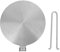 SOLUSTRE Wärmeleitplatte Für Induktionsherde Wärme Diffusor Für Tagine Gasherd-brenner-diffusor Kochmatte Für Die Küche Platte Für Gasherd Abnehmbar Rostfreier Stahl Wärmeleitpad