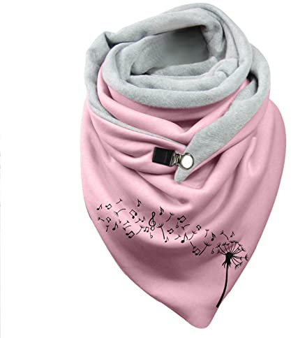 Generic Schal Damen Winter-Baumwolle-Dreieckschal Blumen Muster Dreieckstuch XXL Herbst Winter Baumwollschal Weich Baumwolle Mit Knopf Dreieck Vintage Deckel Halstuch Knopfschal Cape Hijab