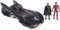 Vehiculo Batmobile + figuras Flash y Batman DC Comics 10cm