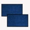 Imperial Rooms Navy Door Mat Non Slip – 2 Pack Rubber mat 50x80cm Machine Washable Door Matts indoor Dirt Trapper Super Absorbent Door Mats Outdoor