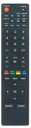 ALLIMITY Reemplazo Mando a Distancia Fit for TV K20LT1H K22LT1F K22LT2F K24DLT1F K24DLT2F K32DLT1H K32IPS4H K40DLT1F K48DLT3F K55DLT5F
