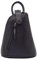 Lloyd Baker London – BHIWANI Echtleder-Rucksack, Tagesrucksack, Crossbody-Tasche, kleiner Lederrucksack mit Reißverschlusstaschen vorne und hinten., Schwarz , One size