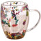 Supatmul Getrocknete Blumen Glas Teetasse, Doppelwandige Glasbecher, Schöne Teetasse Mit Griff, Hitzebeständiger doppelwandiger Glasbecher mit getrockneten Blumen für kalte Getränke, Cappuccino