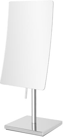 Nicesail Miroir sur Pied Maquillage Miroir Grossissant x5 Argent Miroir de Table Rectangulaire Miroir Loupe Salle de Bain