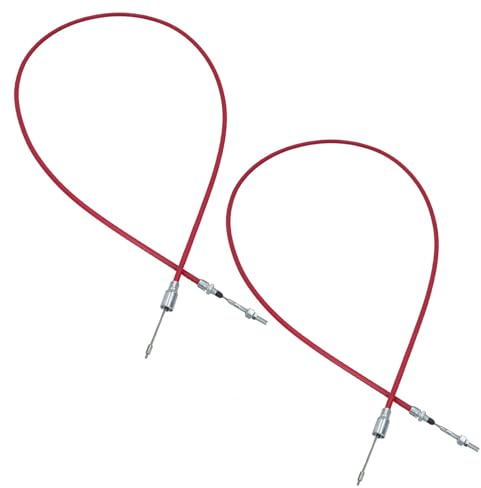 AB Tools Knott Style Stainless Steel Brake Cables 1830mm – 2040mm for Ifor Williams PO146 2pc