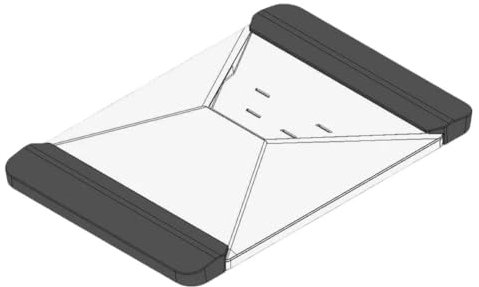 NAUXIU StarLink Mini-Saugnapf, 3D-Druck, Outdoor, Wohnmobil, Yacht, Satellitenempfänger, Zubehör, O1l1 für StarLink Mini-Halterung