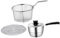 PAMINGONO 1 Satz Bratpfanne edelstahltopf edelstahlpfanne fritiertopf suppenkocher induktions pfanne -Topf Fritteusen Airfryer Camping-Pfanne praktischer Dampfgarer Rostfreier Stahl