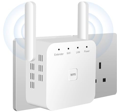 WiFi Extender Booster with Ethernet Port - Plug-In WiFi Booster - WiFi Int