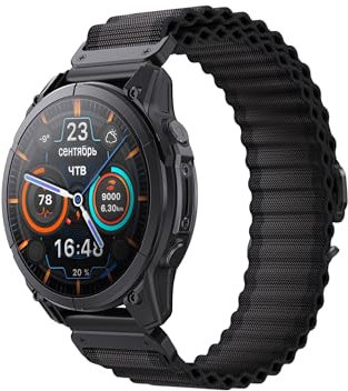 Compatible with Garmin Fenix 7/6 / 5/8 47mm Watch Strap, Replacement 22mm Quickfit Strap for Epix Gen 2 / Fenix 7 Pro / 6 Pro / 5 Plus, for Garmin 935/S62