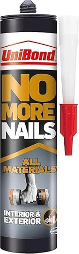 ASA®No More Nails All Materials Interior & Exterior Construction Adhesive, Anti-Mould White, High Strength Adhesive Bonding, Waterproof Mould Protection Kitchen & Bathroom Sealant - 390 g Cartridge