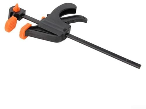 Lecreatekit Wood Ratchet Bar Clamps, Adjustable Wood F Clamp With Fast Release Ratchet Bar Clamps One Hand Quick Release Clamp Tool Set(4inch)