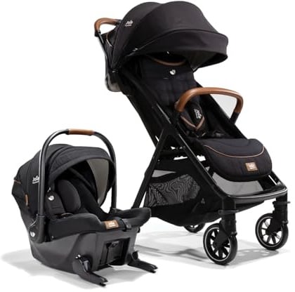 JOIE – PACK DUO – Poussette Parcel + Coque Sprint ISOFIX intégré pour installation sans base, dos route – Dès la Naissance - Eclipse