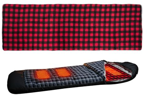 Beheizte Unterlage Für Schlafsack 3 Einstellbare Temperaturstufen Heizdecke | Elektrische Schlafsackeinlagenheizung Für Kaltes Wetter Büro Zuhause Rucksack Wandern