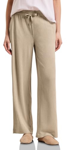 Street One Damen High Waist Wide Leg Hose im Casual Fit 3817775