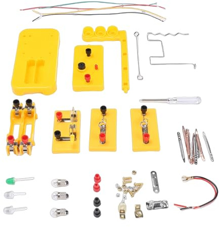 Generic Kit de Circuito Científico, Kits de Proyectos de Tecnología de Energía Eléctrica, Circuito Paralelo, Juguetes Educativos Stem para el Aprendizaje en el Hogar y la Escuela