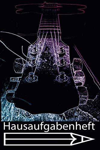 Hausaufgabenheft: E-Guitar: Aufgabenheft DIN A5 | 120 Seiten | Softcover | für Grundschule, Hauptschule, Realschule, Gymnasium | für Schüler und Studenten | Geschenkidee zur Einschulung