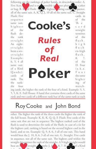 Cooke's Rules of Real Poker