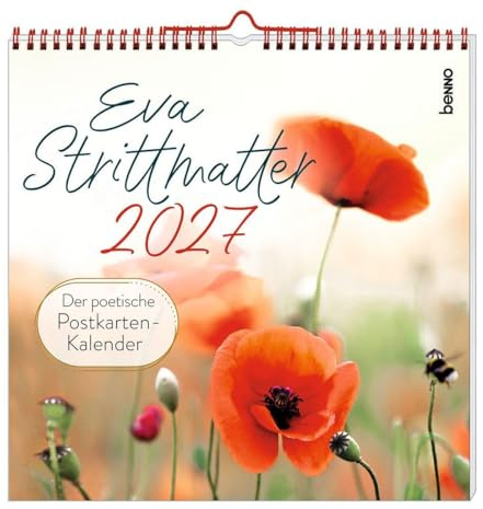 Eva Strittmatter 2027: Der poetische Postkarten-Kalender