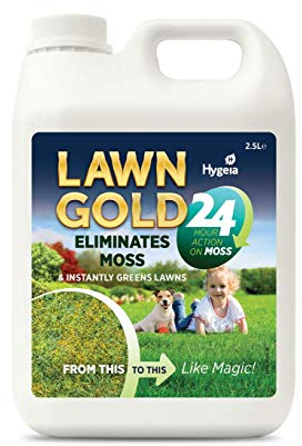 Lawn Gold 24 Overnight Moss Remover & Fertilizer 2.5 Litre