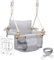 MAMOI® Babyschaukel, Baby schaukel Indoor, Kinderschaukel aus Holz, Holzschaukel für Kinder, Schaukeln für türrahmen, Swing, Kleinkinderschaukel ab 1 Jahr für Kinderzimmer