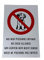 vet italy Vetrineinrete® Cartello divieto Accesso Cane plastificato con Biadesivo Targa simbolica segnaletica 30.5x20 cm D67