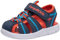 KangaROOS Garçon Unisex Kinder K-Grobi Sandale, DK Navy Orange, 25 EU