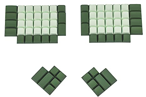 YMDK ZDA Schlüsselkappen-Set für Ergo Ergodox Lily58 Planck Preonic (Full Blank)