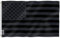 Anley Fly Breeze Bandera americana negra de 3 x 5 pies - Colores vivos y a prueba de decoloración - Cabecera de lona con doble costura - Banderas negras de EE. UU. Poliéster 3 x 5 pies