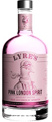 Lyre's Pink London - Spirito analcolico, Alternativa al gin rosa, Premium, 700ml
